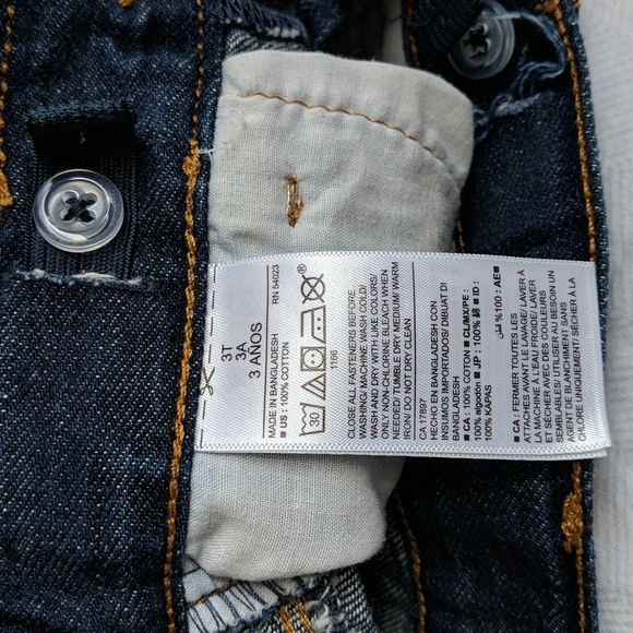 old navy dark wash denim skirt 3T toddler girls - Picture 6 of 7